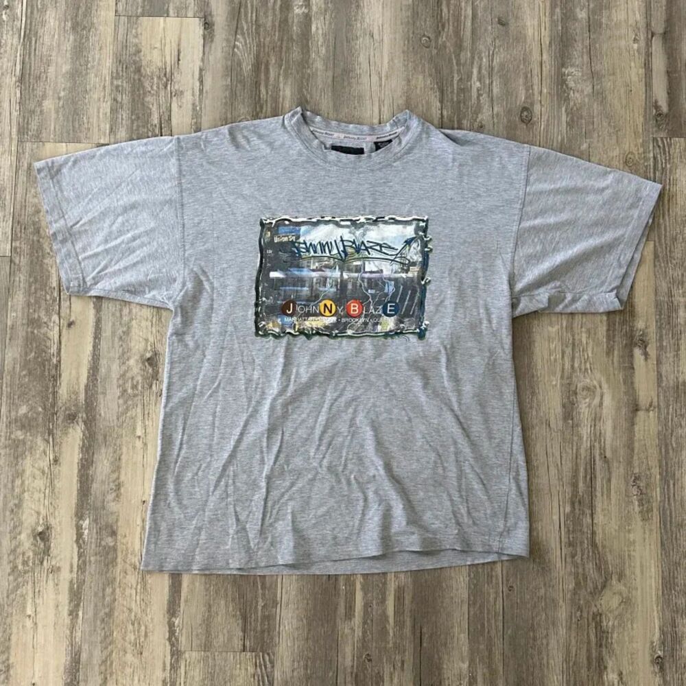 Vintage Johnny Blaze NYC Train T Shirt Size XL